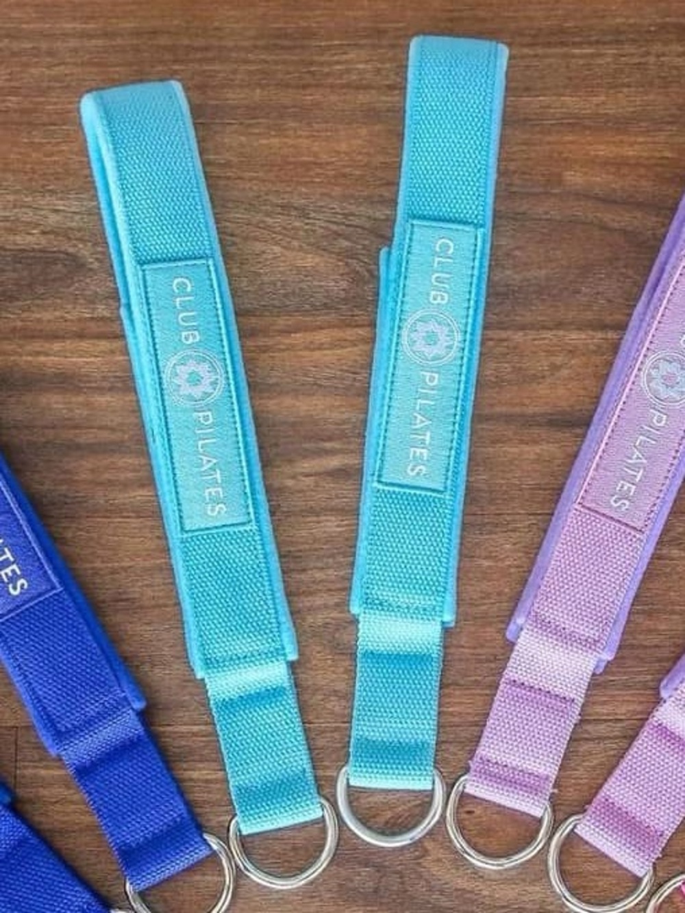 Light Blue Club Pilates Reformer Straps